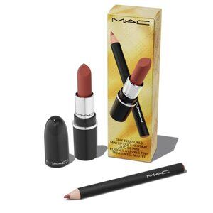 NIB MAC Tiny Treasures Mini Lip Duo x2